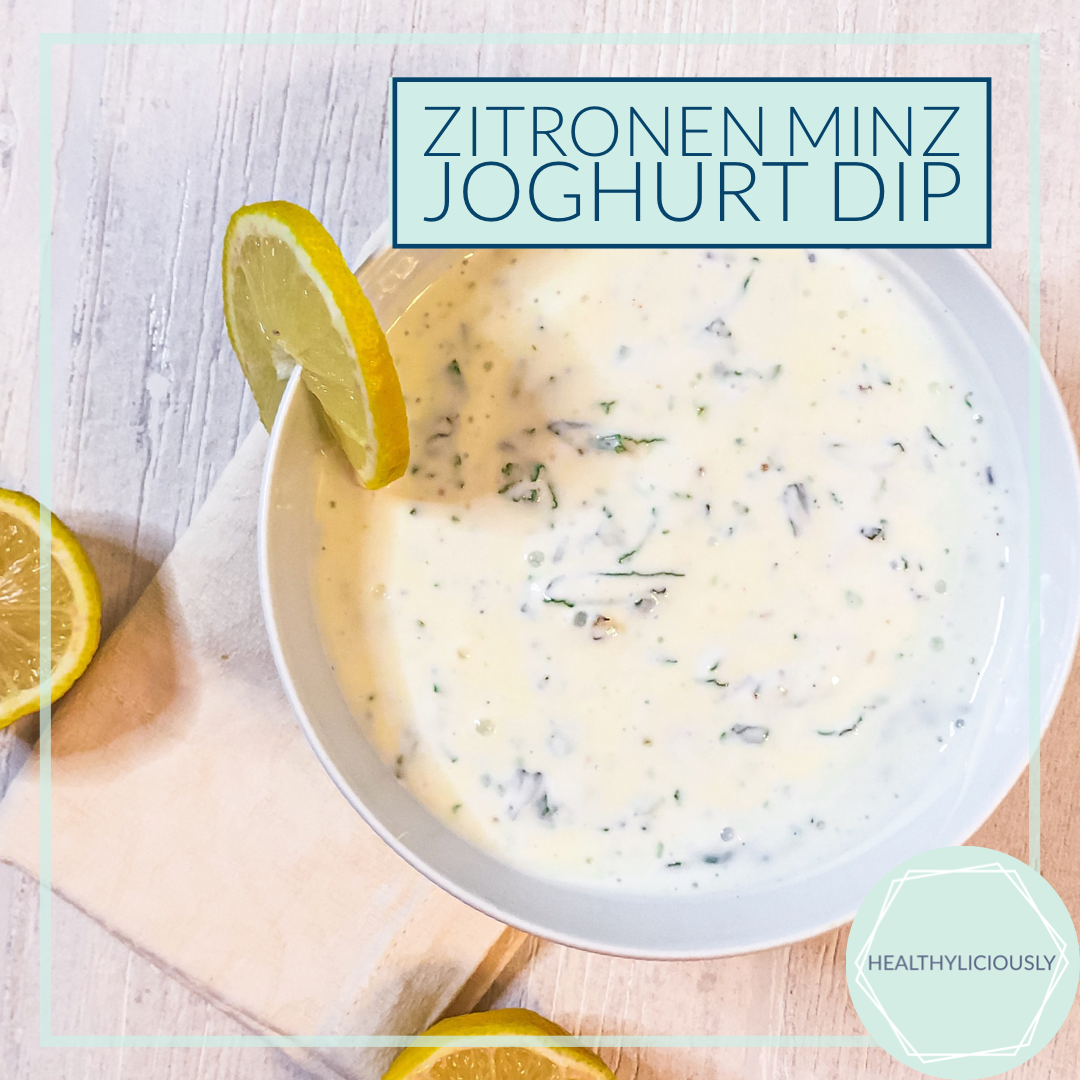 Zitronen Minz Joghurt Dip
