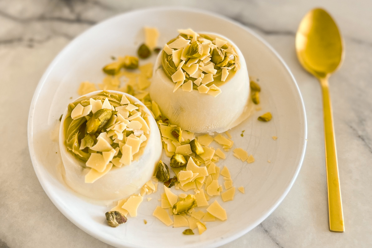 Healthy Sweets: Leichtes Pistazien- Eis